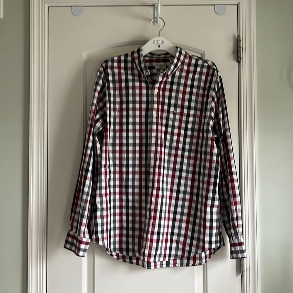 dockers checkered button down